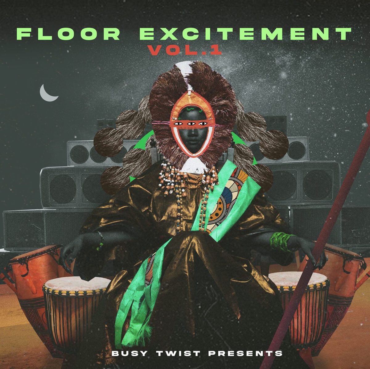Floor Excitement Vol. 1 flat cover artwork - Busy Twist Presents
